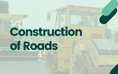 Construction of roads