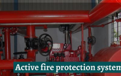 Active fire protection system in industries
