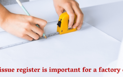 Why drawing issue register is important for a factory design architect?