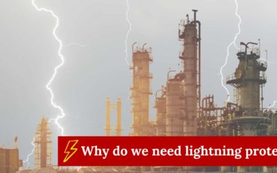 Electrical design consultants recommend lightning protection systems in industrial projects