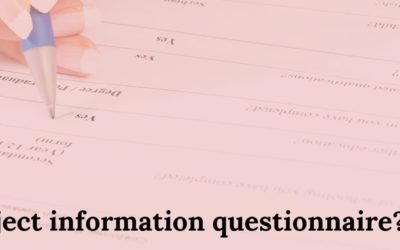 Project information questionnaire