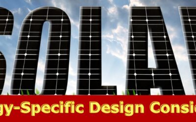 Technology-Specific Design Considerations – Solar facility